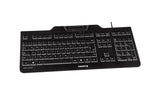 Contour Design KC 1000 SC tastatur Kontor USB QWERTZ Tysk Sort