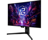 Asrock PGO27QFS computerskærm 68,6 cm (27") 2560 x 1440 pixel Quad HD OLED Bord Sort