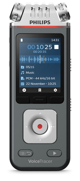 Philips VoiceTracer Sort, Grå