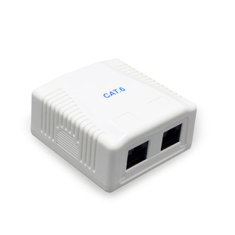 Gembird NCAC-2U6-01 netværks-splitter Hvid