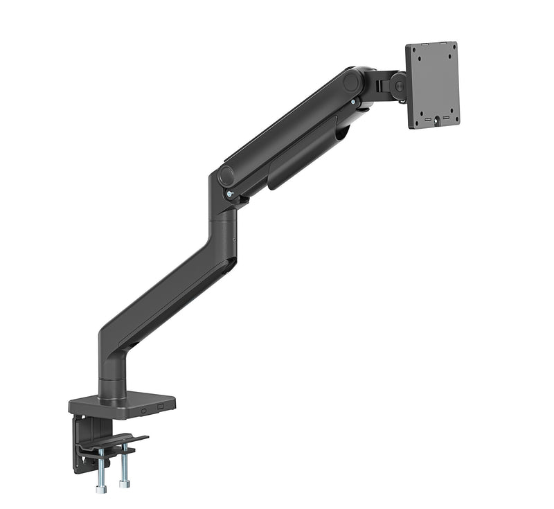Manhattan 462570 skærmbeslag og -stativer 124,5 cm (49") Skrivebord Sort
