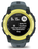 Garmin Instinct E 2,18 cm (0.86") MIP 40 mm Digital 166 x 166 pixel Grå, Lime GPS (satellit)