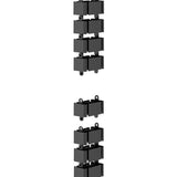 Fellowes 100136871 kabelorganisator Skrivebord Kabelmuffe Sort 1 stk