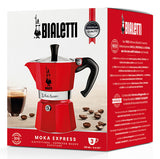 Bialetti Moka Express Moka gryde Rød
