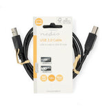 Nedis CCGL60100BK10 USB-kabel USB 2.0 1 m USB A USB B 0,48 Gbit/sek. Sort