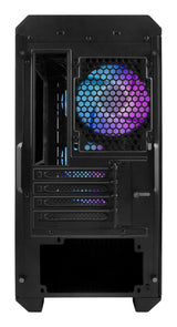 GENESIS Irid 503 ARGB Micro Tower Sort, Transparent