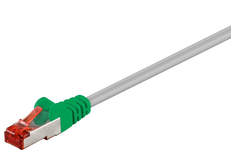 Goobay 68463 netværkskabel Grøn, Grå 5 m Cat6 S/FTP (S-STP)