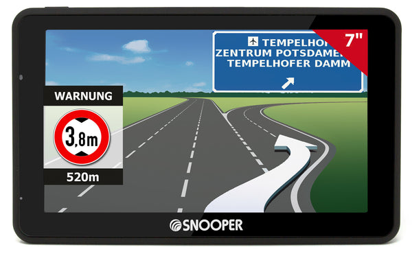 Snooper PRO S6900 LKW navigator Fastgjort 17,8 cm (7") LCD Berøringsskærm 322 g Sort