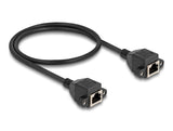 DeLOCK 80198 netværkskabel Sort 0,5 m S/FTP (S-STP)