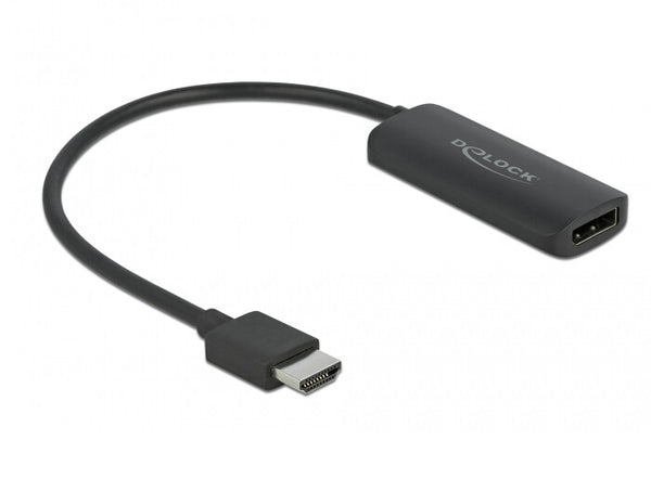 DeLOCK 63206 videokabel adapter 0,24 m HDMI Type A (Standard) DisplayPort + Micro-USB Sort