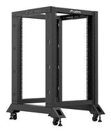 Lanberg OR01-6818-B stativ 18U Fritstående reol Sort