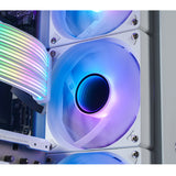 Jonsbo SL-120B Computerkølesystem Computerkabinet Ventilator 12 cm Sort, Hvid 1 stk