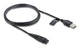 DeLOCK 90987 el-ledning Sort 1,2 m USB A 2-polet