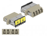 DeLOCK 86904 fiber adapter LC/LC 1 stk Beige