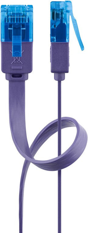 Goobay 96324 netværkskabel Violet 2 m Cat6a U/UTP (UTP)