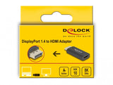 DeLOCK 61055 kabel kønsskifter DisplayPort HDMI Sort