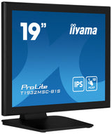 iiyama ProLite T1932MSC-B1S computerskærm 48,3 cm (19") 1280 x 1024 pixel Fuld HD LED Berøringsskærm Bordplade Sort