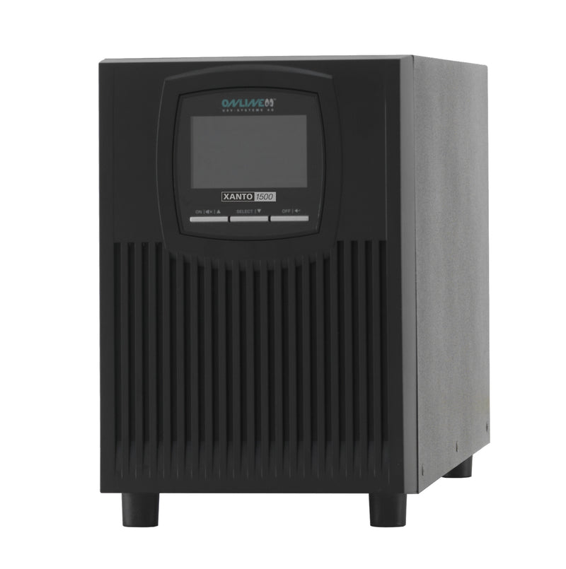 ONLINE USV-Systeme XANTO 1500 UPS-enhed Dobbeltkonvertering (online) 1,5 kVA 1500 W 4 AC stikkontakt(er)