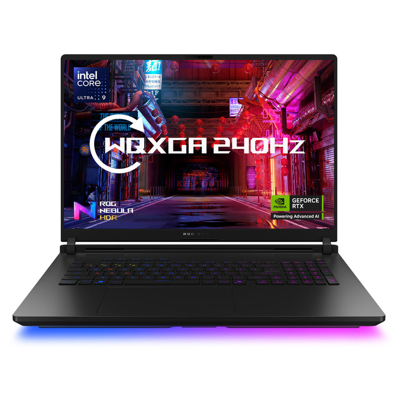 ASUS ROG Strix SCAR 18 G835LW-SA038W Intel Core Ultra 9 275HX Laptop 45,7 cm (18") WQXGA 64 GB DDR5-SDRAM 2 TB SSD NVIDIA GeForce RTX 5080 Wi-Fi 7 (802.11be) Windows 11 Home Sort