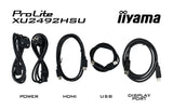 iiyama ProLite XU2492HSU-B6 computerskærm 60,5 cm (23.8") 1920 x 1080 pixel Fuld HD LED Sort