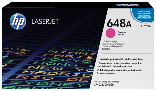 HP Original 648A LaserJet-tonerpatron, magenta