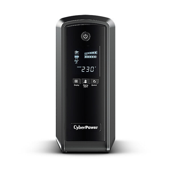 CyberPower CP550EPFCLCD UPS-enhed Interaktivt indgangsstik 0,55 kVA 350 W 6 AC stikkontakt(er)