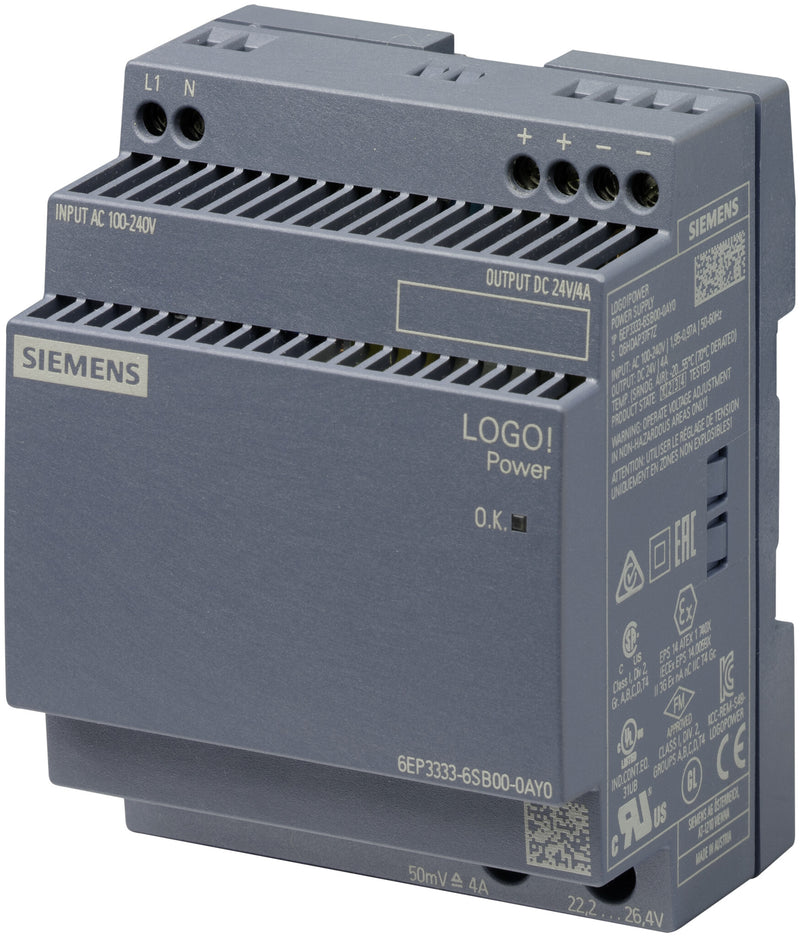 Siemens 6EP3333-6SB00-0AY0 strømadapter og vekselret Indendørs Flerfarvet