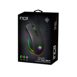 Inca IMG-327 mus Spil Ambidextrous USB Type-A Optisk 4800 dpi