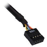 Inter-Tech CI-02 kortlæser USB 2.0 Intern Sort