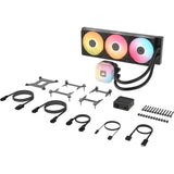 Corsair iCUE LINK TITAN II 360 RX RGB Processor Alt-i-en væskekøler 36 cm Sort 1 stk