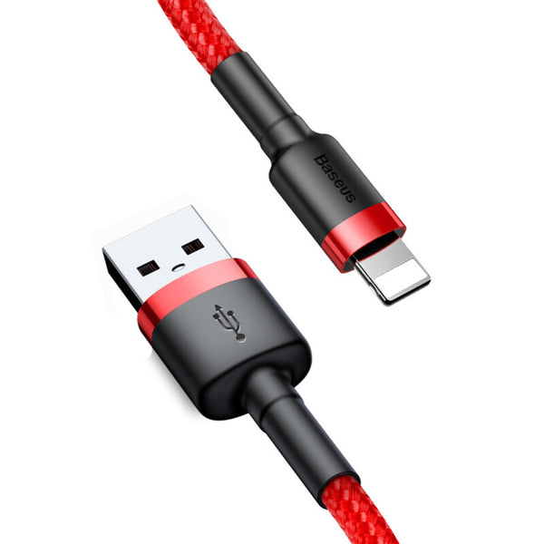 Baseus CALKLF-B09 Lightning kabel 1 m Rød