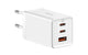 Baseus GaN5 Pro Universel Hvid Vekselstrøm, USB Hurtig opladning Indendørs