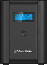 PowerWalker VI 2200 LCD/IEC UPS-enhed Interaktivt indgangsstik 2,2 kVA 1200 W 6 AC stikkontakt(er)