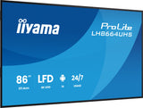iiyama LH8664UHS-B3AG skilte display Digital fladpaneldisplay 2,17 m (85.6") Wi-Fi 500 cd/m² 4K Ultra HD Sort Indbygget processer Android 24/7