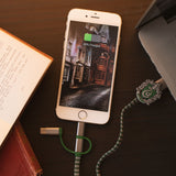 Thumbs Up 1002654 USB-kabel 1 m USB A Micro-USB B Grøn, Grå