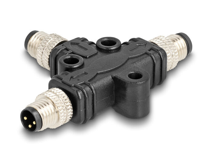 DeLOCK 60573 kabelsplitter eller -samler Kabelfordeler Sort