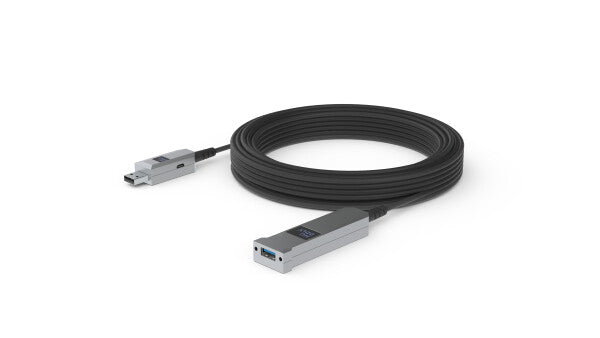 Huddly 7090043790450 USB-kabel USB 3.2 Gen 1 (3.1 Gen 1) 10 m USB A 5 Gbit/sek. Sort