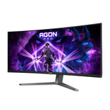 AOC AGON PRO AG346UCD computerskærm 86,4 cm (34") 3440 x 1440 pixel Wide Quad HD QD-OLED Sort, Grå