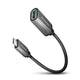 Axagon RUCM-AFAC kabel kønsskifter USB C USB A Grå