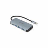 DICOTA D32062 interface hub USB Type-C Sølv