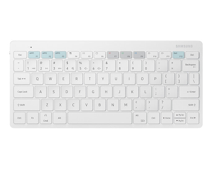 Samsung EJ-B3400BWGGDE tastatur til mobil enhed QWERTZ Tysk Bluetooth Hvid