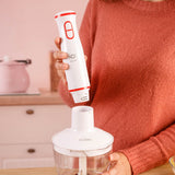 Solac BA5614 Nedsænkning blender 1000 W Rød, Transparent, Hvid