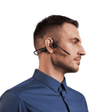 SHOKZ OpenComm2 UC 2025 Upgrade Headset Trådløs Ørekrog Kontor/Callcenter Bluetooth Sort