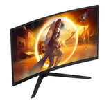 AOC G4 CQ32G4VE computerskærm 80 cm (31.5") 2560 x 1440 pixel Quad HD LCD Sort, Grå