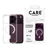 PanzerGlass CARE™ by ® Samba Case Transparent m. Hvid MagSafe iPhone 18 Pro | 17 Pro