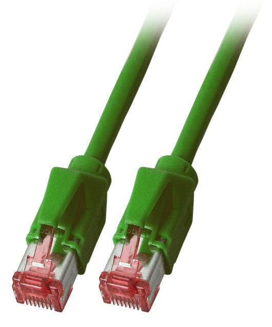 EFB Elektronik K8708GN.0,5 netværkskabel Grøn 0,5 m Cat6a S/FTP (S-STP)