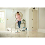 Black & Decker BHSMP2314-QS damprenser Cylinderdamp rengøringsmiddel 1,2 L 2300 W Blå, Hvid