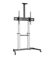 Manhattan 462563 tv-beslag 2,54 m (100") Sort, Sølv