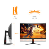 AOC G4 Gaming computerskærm 68,6 cm (27") 2560 x 1440 pixel Quad HD LED Sort, Rød