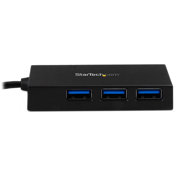 StarTech.com HB30C4AFS interface hub USB 3.2 Gen 1 (3.1 Gen 1) Type-C 5000 Mbit/s Sort